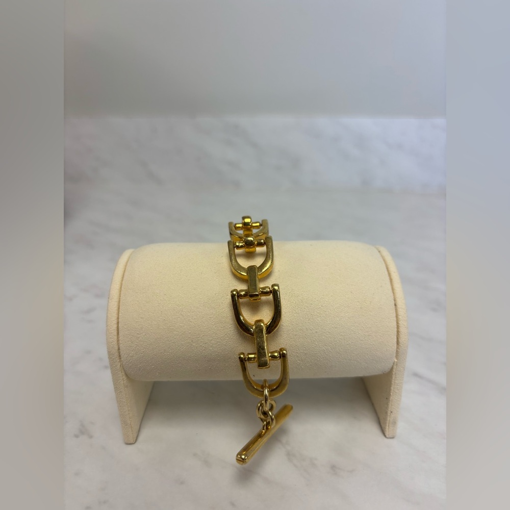 *LIKE NEW!* C. Wonder Gold Plated Horse Bit Bracelet